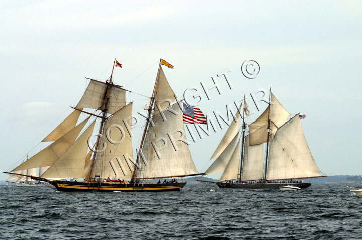 Pride of Baltimore II & Ernestina