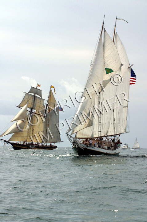 Liberty Clipper Leading Pride of Baltimore II