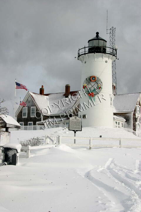 Nobska Light Snow II - Woods Hole