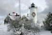 Nobska Light Snow IV - Woods Hole